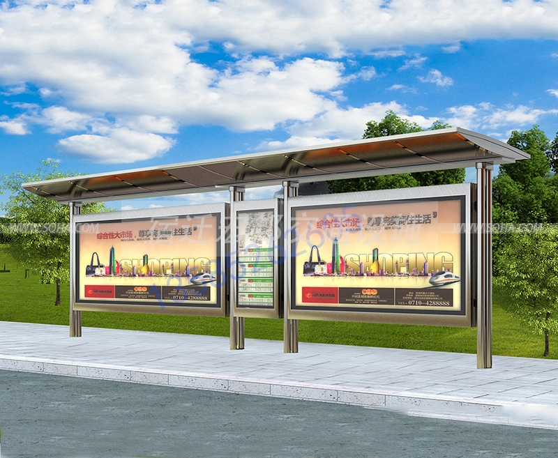 不銹鋼農(nóng)村候車亭 不銹鋼農(nóng)村候車亭