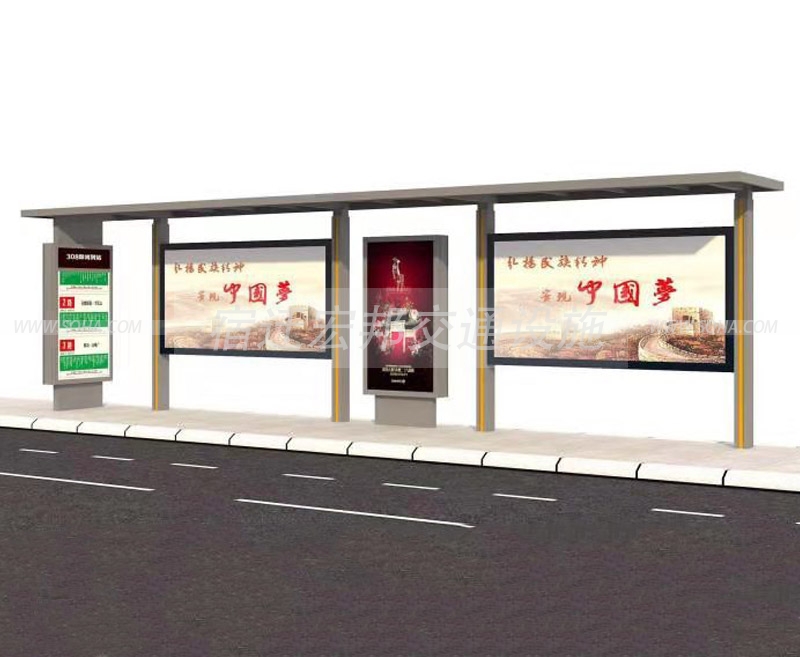 新式候車亭-新款候車亭生產(chǎn)、制作廠家