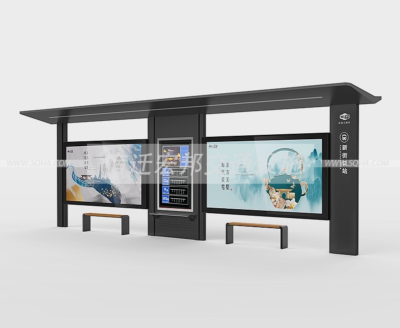 形態(tài)萬(wàn)千的候車(chē)亭款式,宿遷宏邦精心制作配圖二
