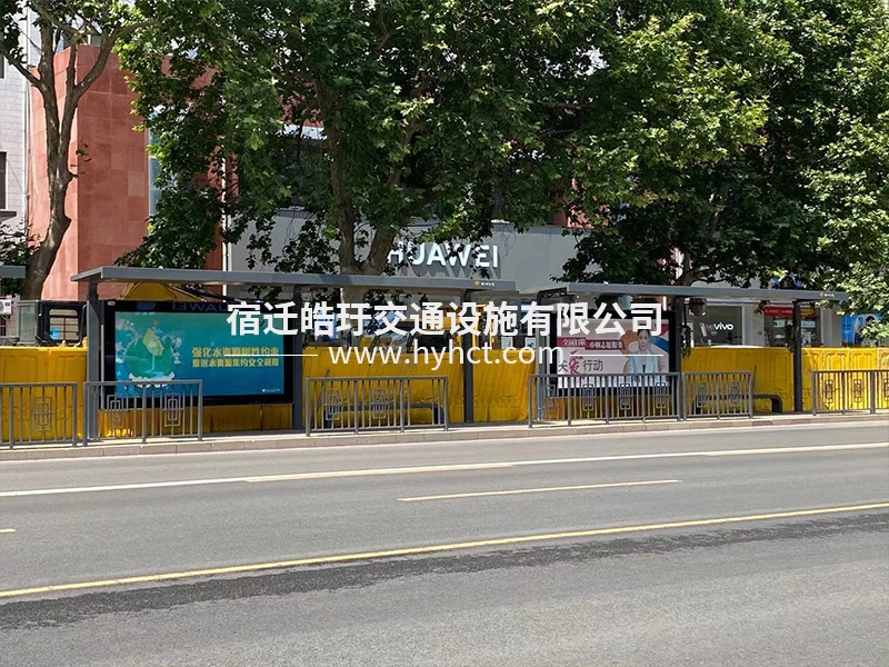 候車亭現(xiàn)場安裝案例
